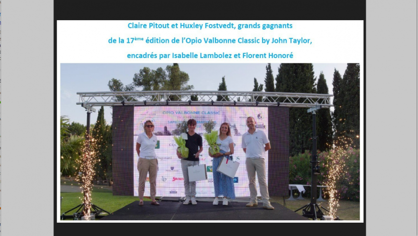 Compétition de golf Opio Valbonne Classic - Open Golf Club