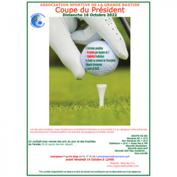 Golf de la Grande Bastide, Coupe du Président