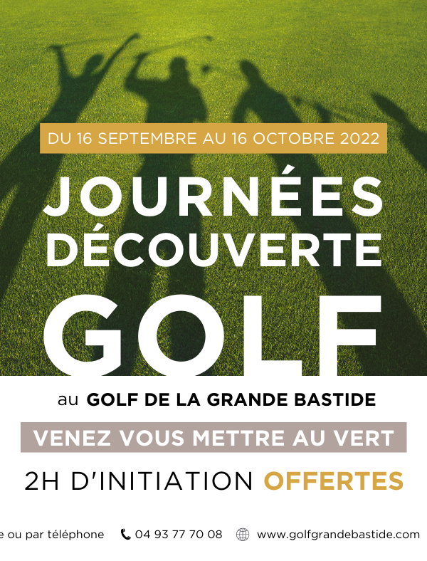 Journées Découverte - Golf Grande Bastide